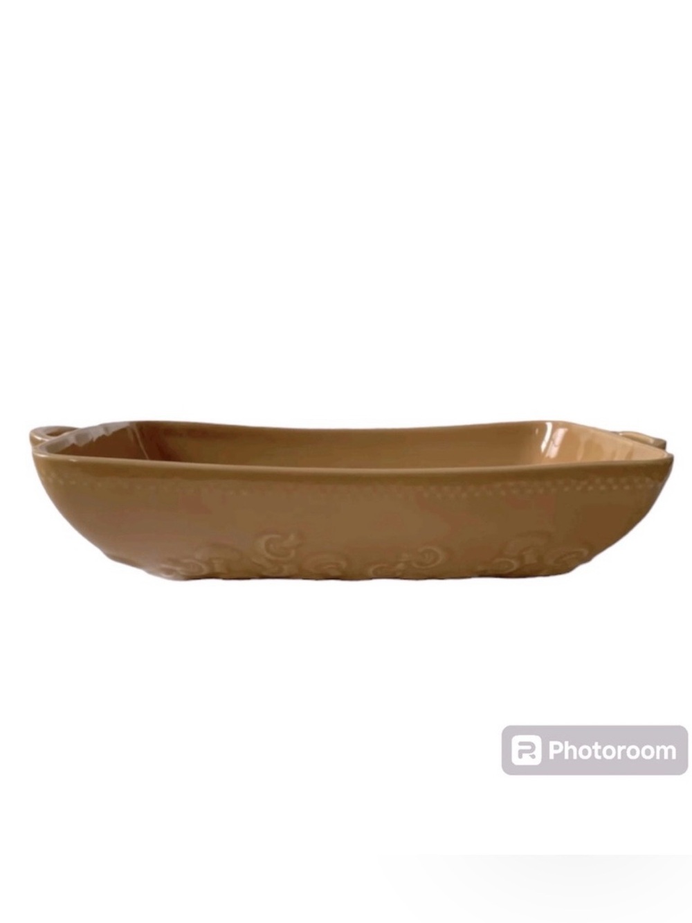 🦄 Pier 1 Imports Mushroom Design Stoneware Baking Dish